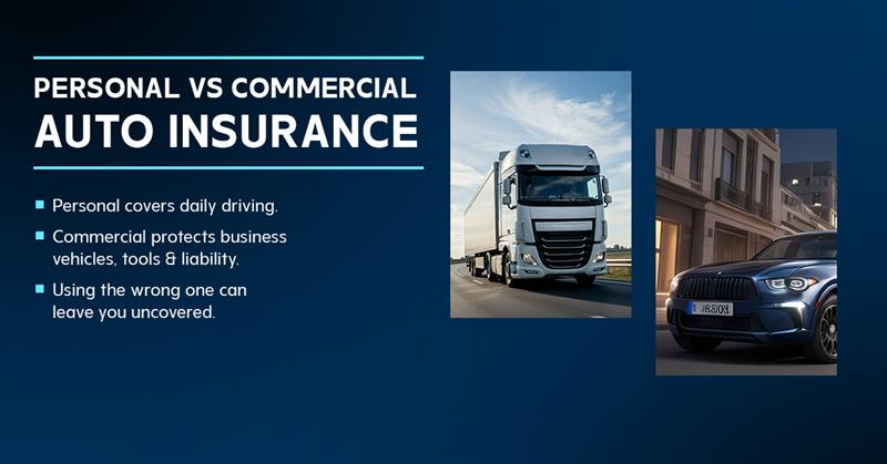 personal vs commercial auto insurance