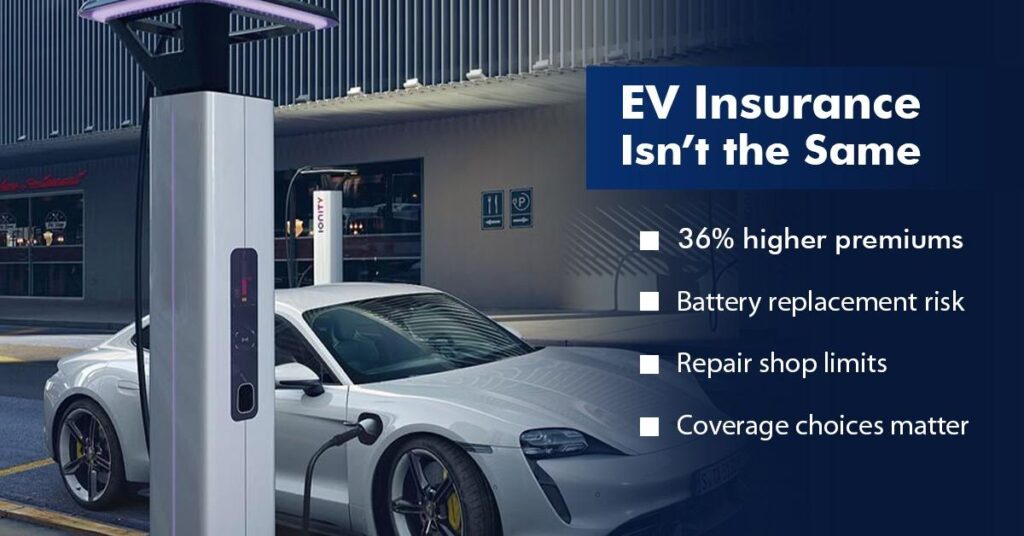 Ev car insurance vs Gas car insurance